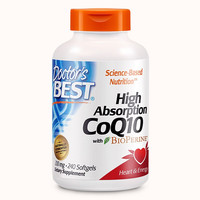 多特倍斯 Doctor's BEST 輔酶Q10軟膠囊200mg*240粒 護心臟備孕提30%吸收含黑胡椒