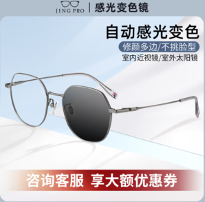 FILA 商務(wù)休閑潮流框+1.67超薄防藍(lán)光變色鏡片
