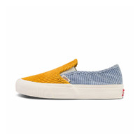 VANS Slip-On 中性運(yùn)動(dòng)板鞋 VN0A5HYQA0Q 黃藍(lán)色 36