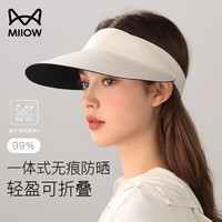 貓人 女士可折疊空頂防曬帽（多款可選）