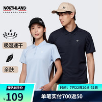 諾詩蘭 情侶同款戶外速干POLO衫短袖T恤