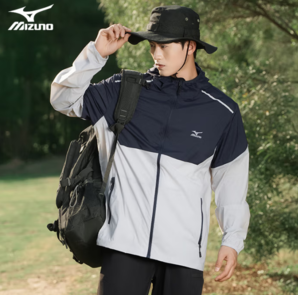 MIZUNO 美津濃 防風(fēng)防水 戶外冰絲夾克
