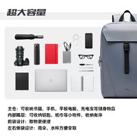 安踏 ANTA 神行雙肩包大容量通勤背包防潑水電腦包書包 基礎(chǔ)黑-1