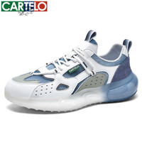 CARTELO 卡帝樂(lè)鱷魚(yú) 男鞋 春秋透氣超輕跑步運(yùn)動(dòng)鞋