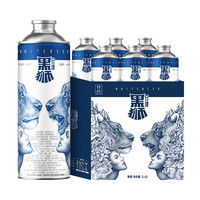 雪花 啤酒黑獅白啤1000ml*6罐（贈折疊椅）