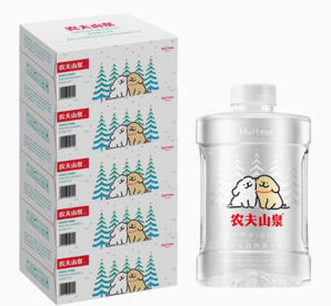 88VIP！ NONGFU SPRING 農(nóng)夫山泉 飲用天然水1L*12瓶*5箱