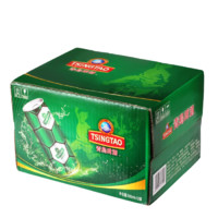 青島啤酒 TSINGTAO 經(jīng)典足球罐10度大罐啤酒 500mL 12罐 整箱裝贈福禧500ml4罐