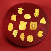 幸珠戀 足金999手機(jī)護(hù)身符貼片 （有證書）多款可選