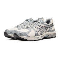 ASICS 亞瑟士 跑步鞋男鞋舒適緩震運(yùn)動(dòng)鞋耐磨網(wǎng)面透氣跑鞋 GEL-EXALT 2 白色/藍(lán)灰色/銀色