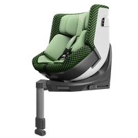 HBR 虎貝爾 E360pro兒童座椅0-12歲寶寶嬰兒車載汽車 E360Pro-棋盤格綠