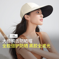 蕉下 黑膠鴨舌帽女士運(yùn)動(dòng)百搭休閑遮光防曬戶外