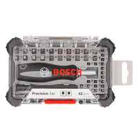 博世 BOSCH 精密螺絲批頭標(biāo)準(zhǔn)批頭混合套裝43支裝（帶批頭手柄和柔性延長桿）