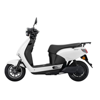 五羊?本田 HONDA 五羊-本田電動摩托車e-POP長續(xù)航電動車1200W高速鉛酸電池72V20Ah外賣上班代步電瓶車塔夫綢白（不含電池）