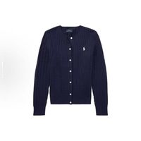 RALPH LAUREN 拉夫勞倫 小馬刺繡 大童款 毛衣針織開衫 趙露思同款