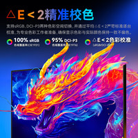 泰坦軍團(tuán) 27英寸 4K超清144Hz雙模288Hz IPS屏 HDR400硬件低藍(lán)光 10Bit  1ms電競顯示器 P2711V