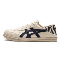 ASICS 亞瑟士 AARON SLIP-ON 男女一腳蹬帆布鞋情侶板鞋