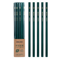 得力 33311 六角桿鉛筆 HB 10支裝