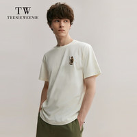 TEENIE WEENIE Men小熊男裝T恤男短袖情侶衫 象牙白 2XL 185