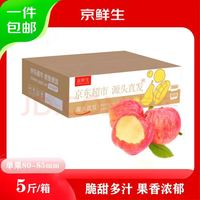 京鮮生 金良寶  煙臺(tái)紅富士 蘋果 凈重5斤單果200g+  新鮮水果 源頭直發(fā)