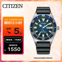 西鐵城 PROMASTER系列 藍(lán)盤(pán)時(shí)尚運(yùn)動(dòng)潛水表 NY0129-07L