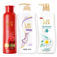 SLEK 舒蕾 蠶絲洗發(fā)水+護(hù)發(fā)素+沐浴露 三件套 （共1700ml ）