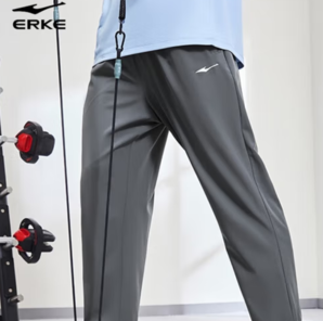 ERKE 鴻星爾克男夏季新款跑步 速干運動長褲 