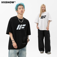 ViiSHOW 潮牌T恤男生 夏季美式印花寬松短袖