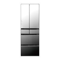 日立 R-HW540RC 風(fēng)冷多門冰箱 540L 水晶鏡色