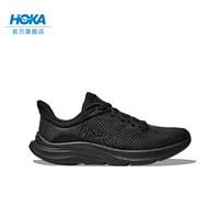 HOKA ONE ONE 男女款夏季速力馬爾綜合訓練鞋SOLIMAR支撐穩(wěn)定透氣 黑色/黑色-男 42
