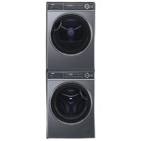 海爾 Haier 云溪系列 XQG100-BD14376LU1+HGY100-F376U1 熱泵洗烘套裝 極夜灰