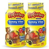 L'il Critters 小熊糖葉黃素果味軟糖190粒*2瓶