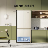 小吉 BCD-JS512WB 十字對開門嵌入式冰箱 512L
