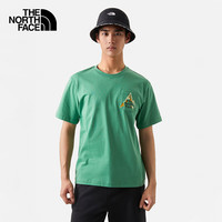 THE NORTH FACE 北面 短袖春夏男夏季T恤81MV N11/綠色 XXL