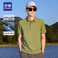 羅蒙 短袖t恤男夏季polo衫商務(wù)襯衫