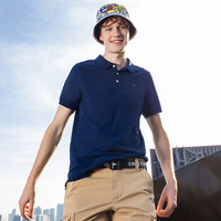 TOMMY HILFIGER 男士刺繡翻領(lǐng)短袖POLO衫 04266