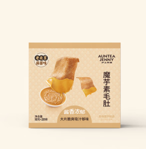 地道老北京麻醬風(fēng)味！滬上阿姨 老北京風(fēng)味麻醬魔芋素毛肚18g*20袋