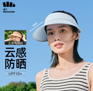 beneunder 蕉下 空頂帽防曬帽（3色可選）