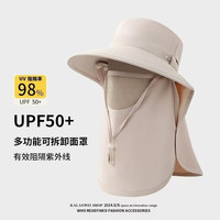 康妮雅 CONLIA UPF50+防曬帽透氣遮臉面罩護(hù)頸一體