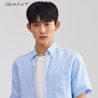 GANT 100%純亞麻 美式休閑襯衫