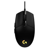 羅技 logitech G102 二代 有線鼠標(biāo) 8000DPI RGB 黑色