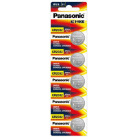 松下 Panasonic CR2032 紐扣電池 3V 210mAh 5粒裝