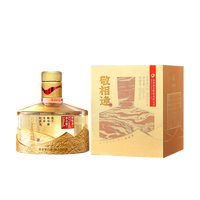 舍得 敬相逢濃香型白酒100ml 52度 100mL 1瓶 知音（金色）