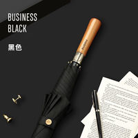 溥畔 加固大號(hào)雙人英倫風(fēng)雨傘 紳士?jī)?yōu)雅黑