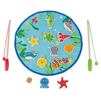 Hape 釣魚玩具 木質(zhì)磁性鐵盒裝