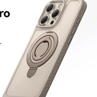 安克 支架殼 適用iPhone16ProMax手機(jī)蘋果保護(hù)套磁吸支點(diǎn)充電外殼防摔指環(huán)手機(jī)殼 沙漠色