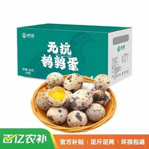 京覓 新鮮無抗鵪鶉蛋 63枚 630g
