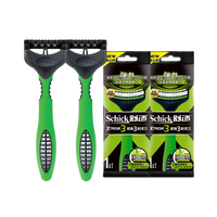 Schick 舒適 Xtreme3超鋒3剃須刀輕便刀(2支裝) 輕巧便攜