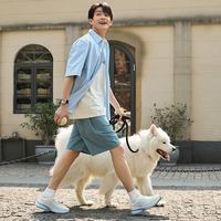 361° 361遛狗鞋2.0男鞋2024夏季網(wǎng)面透氣跑鞋軟底運(yùn)動(dòng)鞋輕便跑步鞋
