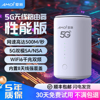 夏新 5g隨身wifi6移動(dòng)無線插卡路由器cpe全網(wǎng)通千兆雙頻便攜式車載上網(wǎng)卡高速流量 5G狂暴性