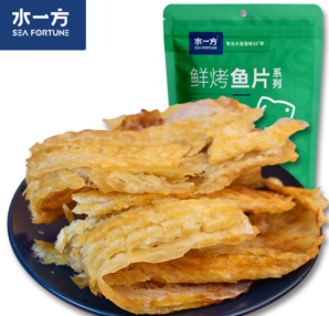 水一方 現(xiàn)烤烤魚(yú)片60g 任選6件